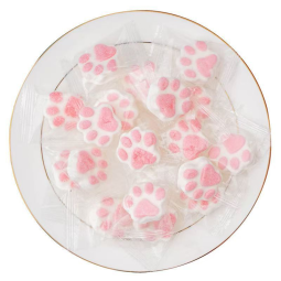 Cat Paw Marshmallow Supplier - Pink Independently Packaged Holiday