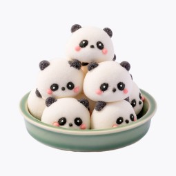 Cotton Candy Factory - Haolaiwu 3D Panda Head Fruity Sweet