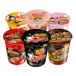 Buldak Noodles Factory - Carbo Korean Instant Buckwheat 130g Box