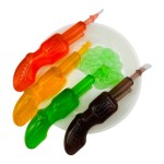 Kids Toy Pudding Supplier - Color Gun Shaped Fruit Drink Box