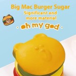 Leisure Candy Supplier - Yizhi Big Hamburger Fudge Brown Bear