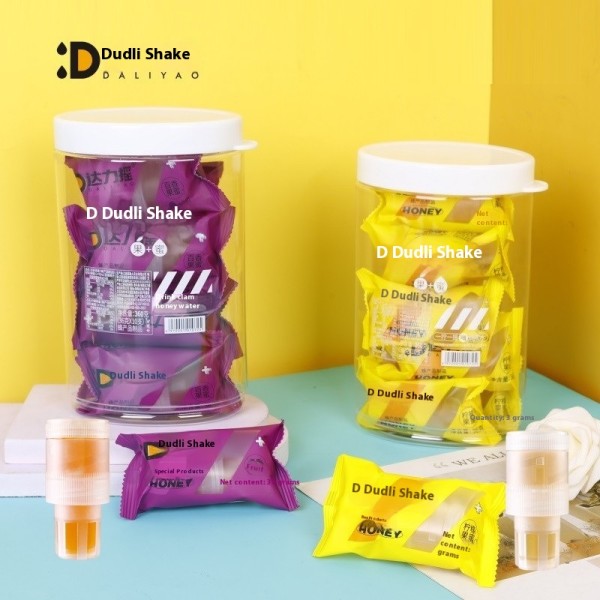 Shake Bottle Supplier - Flavored with 10 Lids Honey Lemon