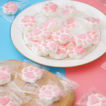 Cat Paw Marshmallow Supplier - Pink Independently Packaged Holiday