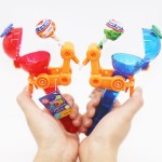 Flash Robot Lollipop Manufacturer - Upgrade Four Fruit Halal Coated