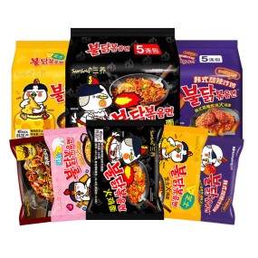 Korean Noodles Manufacturer - Buldak Instant Ramen Wheat Flour Bag