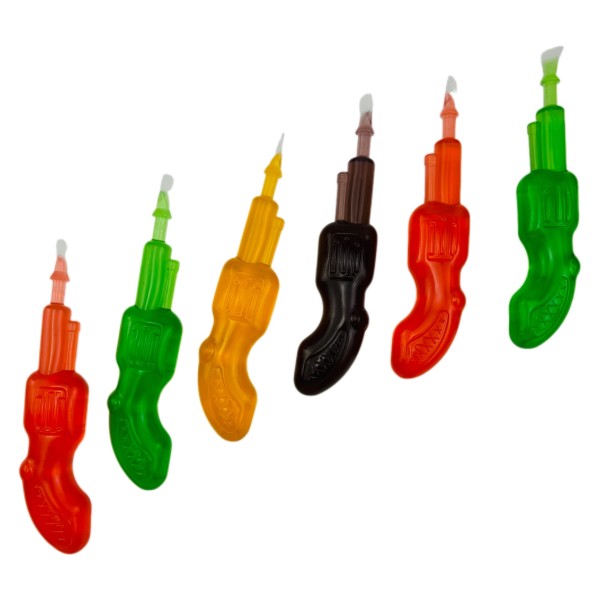 Kids Toy Pudding Supplier - Color Gun Shaped Fruit Drink Box