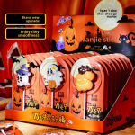 Halloween Lollipop Factory - Chocolate Pumpkin Ghost Head Box