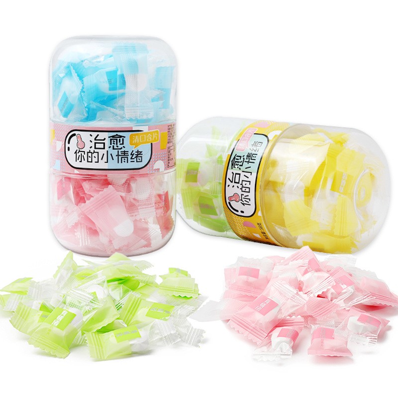 Fruit Mints Factory - 58g Canned Refreshing Hard Sugar Tablets