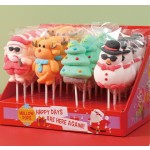 Marshmallow Candy Supplier - Fruity Christmas Design Lollipop