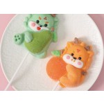 Marshmallow Candy Supplier - Fruity Christmas Design Lollipop