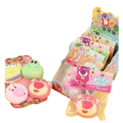 Stress Relief Candy Supplier - Pinching Marshmallow Strawberry Bear