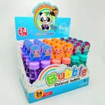 Mini Bubble Wand Supplier - Cartoon Handle 15cm 24 Pcs Set
