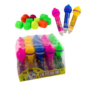 Microphone Toy Supplier - Plastic with Bubble Gum Promotional