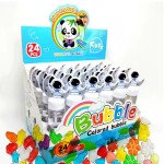 Mini Bubble Wand Supplier - Cartoon Handle 15cm 24 Pcs Set