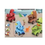 Dinosaur Truck Toy Factory - Egg Transporter Pullback Surprise