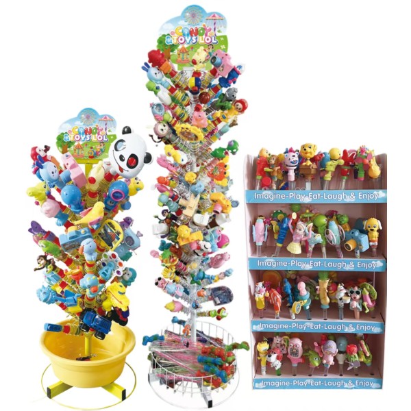 Jelly Candy Supplier - Surprise Filling Hard Sweet Lollipop Tube