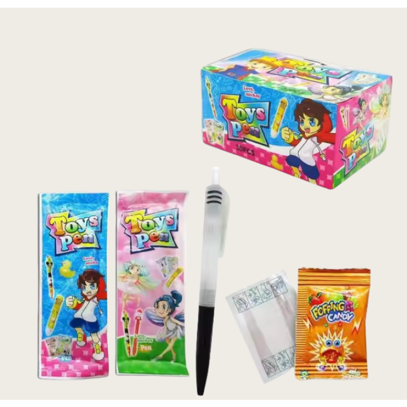 Pop Candy Toys Factory - Magic Tattoo Stick Pen with Popping