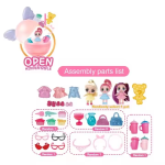 DIY Candy Toys Factory - Assembly Doll Lollipop Shape Surprise Egg