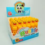 Mini Bubble Wand Supplier - Cartoon Handle 15cm 24 Pcs Set