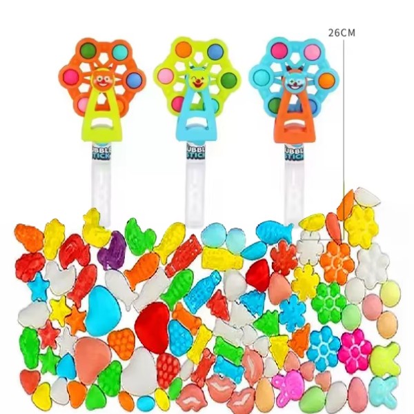 Bubble Wand Supplier - Rotating Ferris Wheel Soap Toys for Children