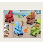 Dinosaur Truck Toy Factory - Egg Transporter Pullback Surprise