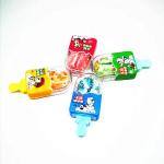 Music Lollipop Supplier - 16g Sugar Coated Christmas Peach Flavor
