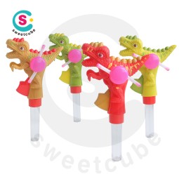 Hand-cranked Dinosaur Toy Factory - Candy Tube with Without Light