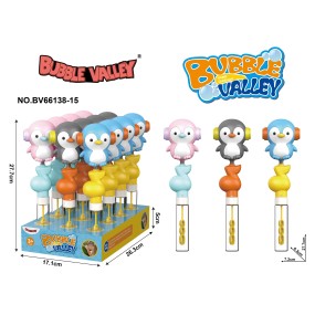 Penguin Bubble Toy Factory - Plastic Shake Whistle Outdoor Maker