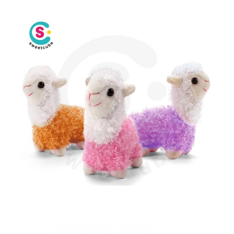 Alpaca Plush Toy Factory - Llama with House Carrying Case