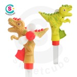 Hand-cranked Dinosaur Toy Factory - Candy Tube with Without Light
