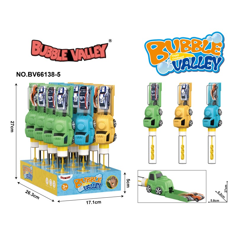 SUV Car Bubble Wand Supplier - Ejector with Plastic Blowing Wand