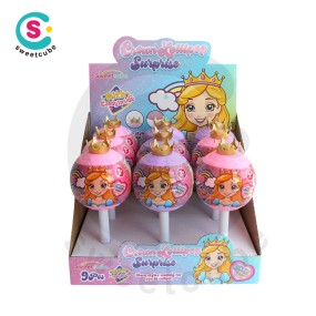 Crown Lollipop Toy Manufacturer - New Arrival with Surprise Toys