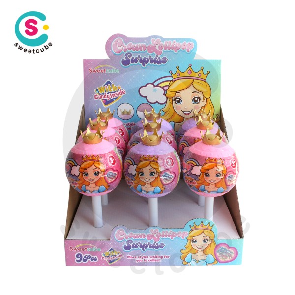 Crown Lollipop Toy Manufacturer - New Arrival with Surprise Toys