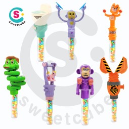 Cartoon Candy Toys Supplier - EN71 Plastic Tube Europe Market
