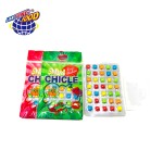 Square Bubble Gum Supplier - Colorful Tattoo Sticker Fruit