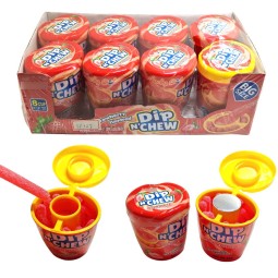 Gummy Fries Supplier - Strawberry Dip Jam Chewy Cup