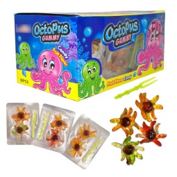Octopus Gummy Manufacturer - Cartoon Shape Colorful Fruit