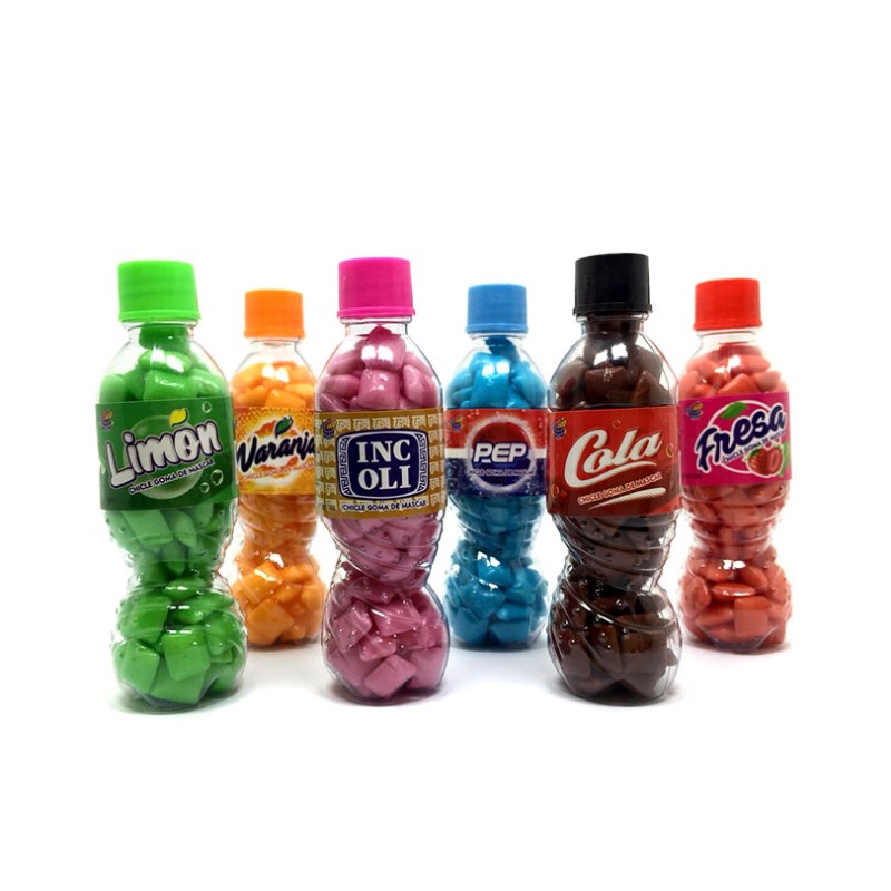 Mini Bubble Gum Supplier - Bottled Mixed Fruit Flavor