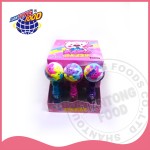 Toy Ball Candy Supplier - 2-in-1 Fruit Taste Hard Lollipop