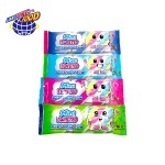 Twist Marshmallow Supplier - Colored Fruit Flavors Cartoon Shape