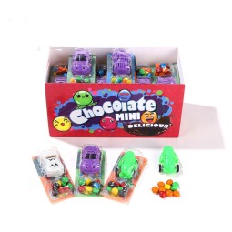 Chocolate Bean Supplier - Mix Color with Racing Car Toys