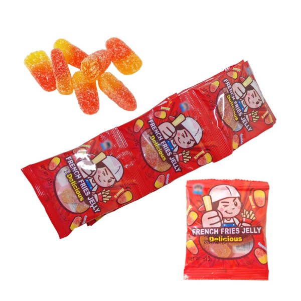 French Fries Gummy Manufacturer - Colorful Fruit Flavor Hot Selling