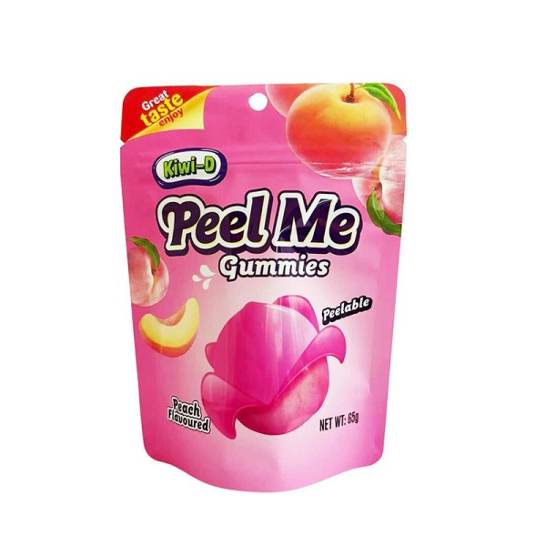 Peelable Gummy Factory - Peach Flavor Fruit Flavored Soft