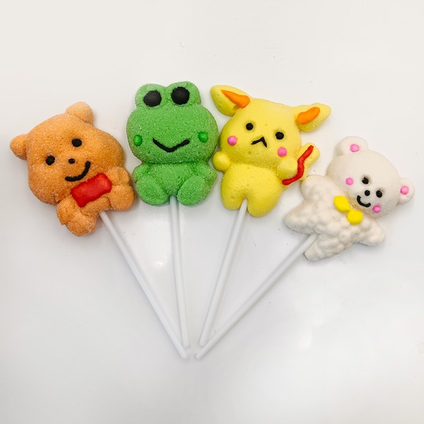 Marshmallow Lollipop Supplier - Cute Cartoon Shape Colorful
