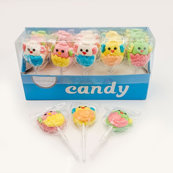 Marshmallow Lollipop Supplier - Cartoon Shape Wholesale