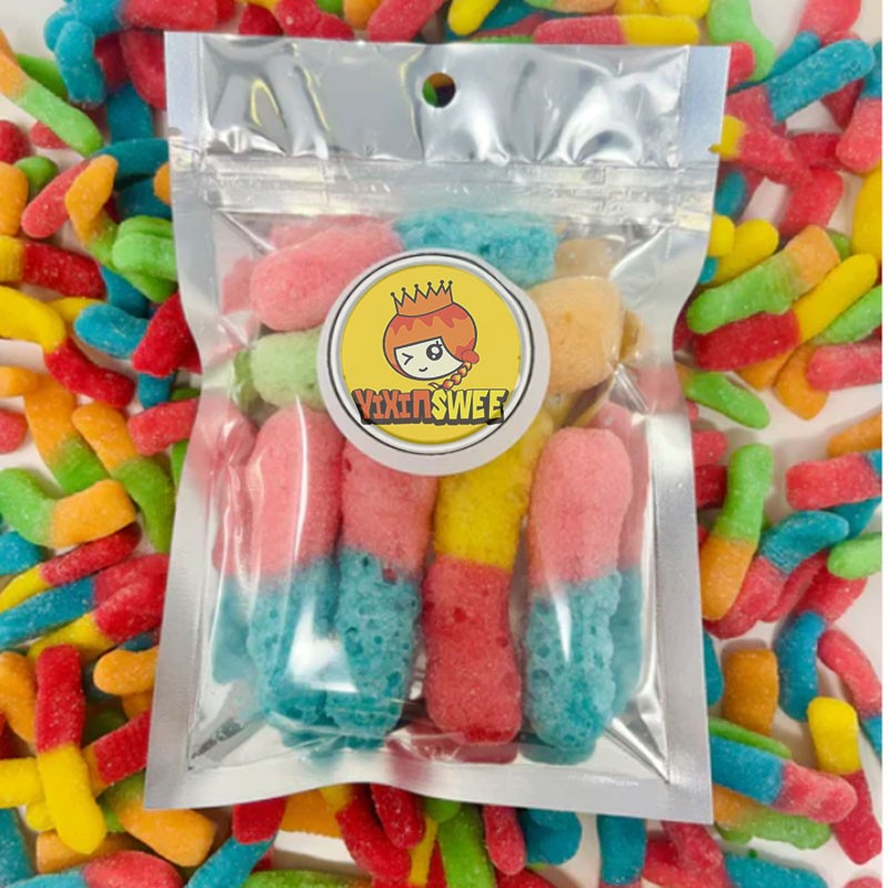 Sour Worm Candy Manufacturer - Hot Selling Halal Assorted Flavor
