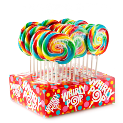 Round Lollipop Manufacturer - Custom Halal Cartoon Rainbow Swirl