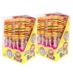 Hamburger Lollipop Supplier - High Quality Stick Fruity Gummy