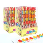 Hamburger Lollipop Supplier - High Quality Stick Fruity Gummy