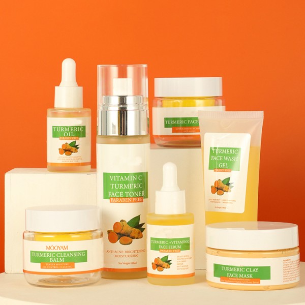 Turmeric Skincare Set Factory - Body Face Beauty Products Private